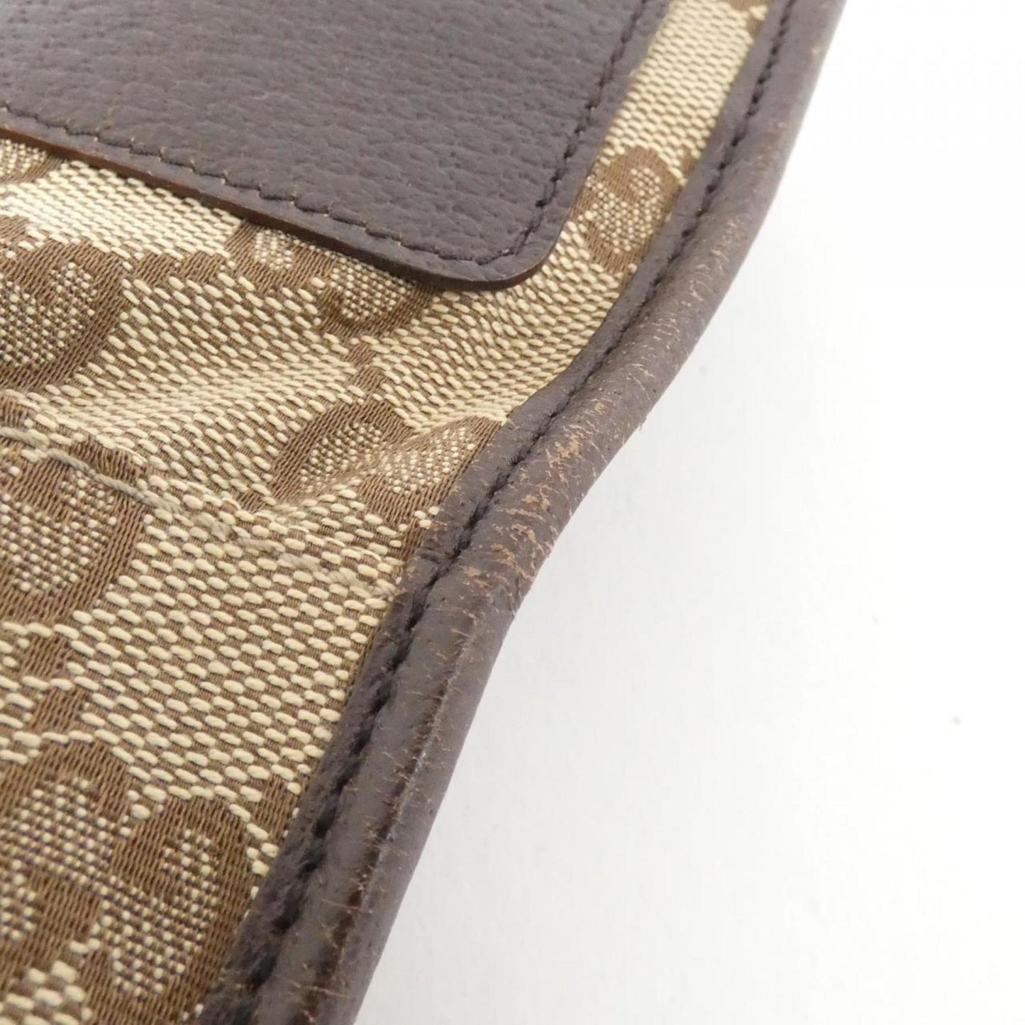 Gucci Gg Canvas Beige Brown Gg Canvas Shoulder Bag