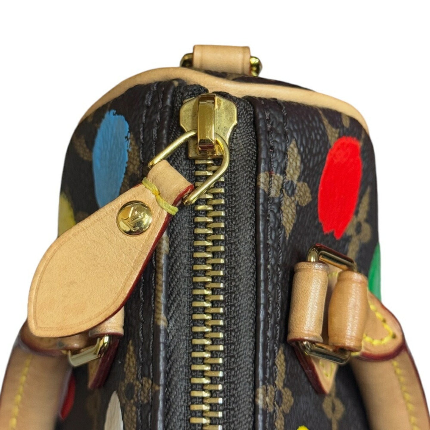 Louis Vuitton Yayoi Kusama Brown Multi-Color Monogram Shoulder Bag