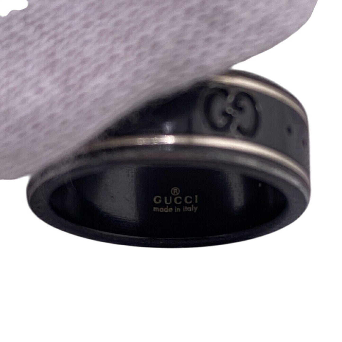Gucci Black Ceramic Band Ring