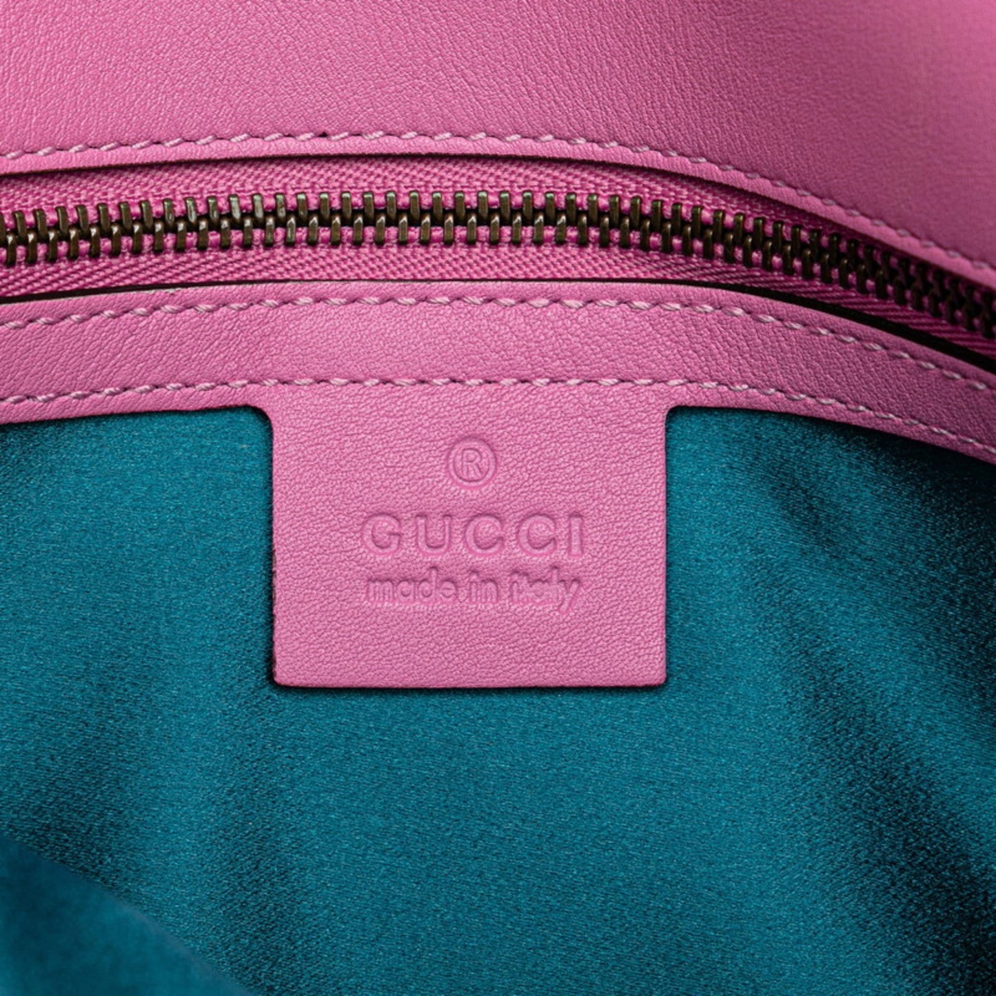Gucci Pink Velvet Shoulder Bag