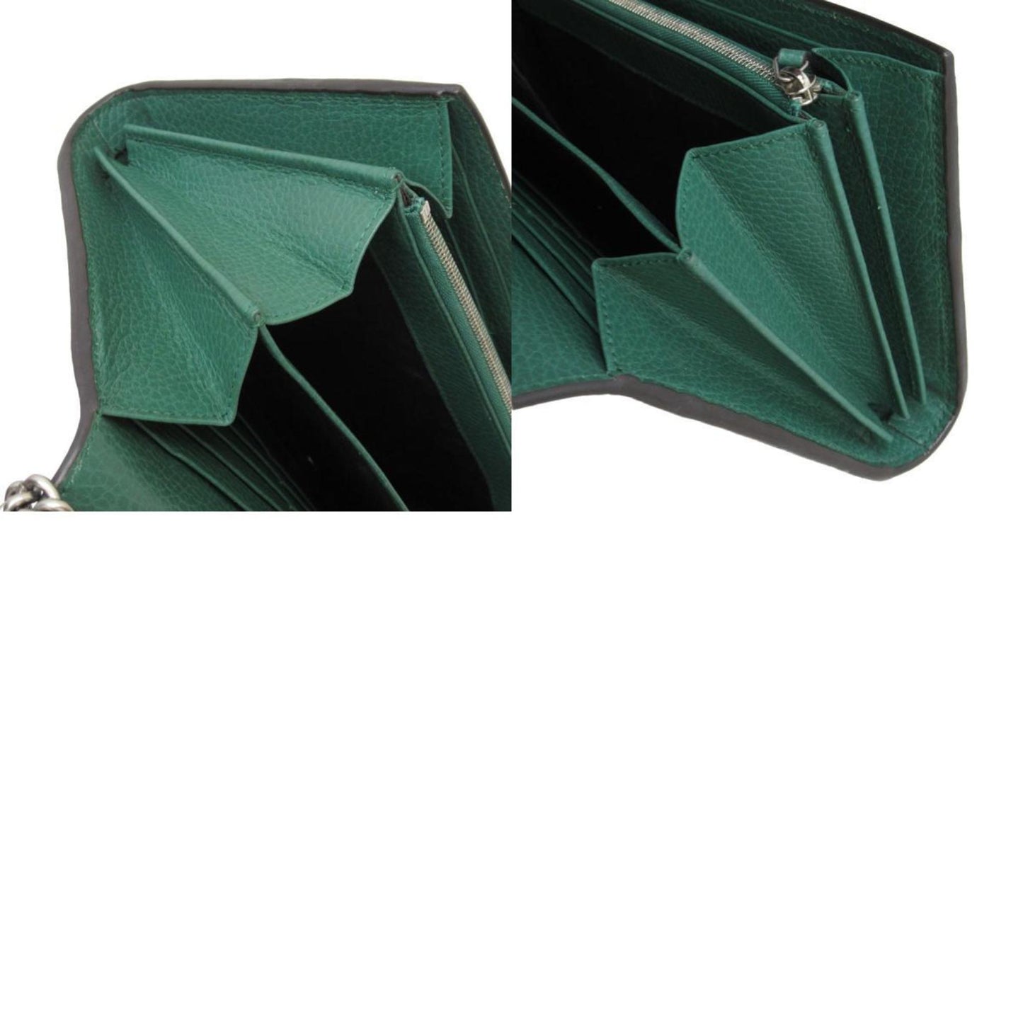 Gucci Green Leather Shoulder Bag
