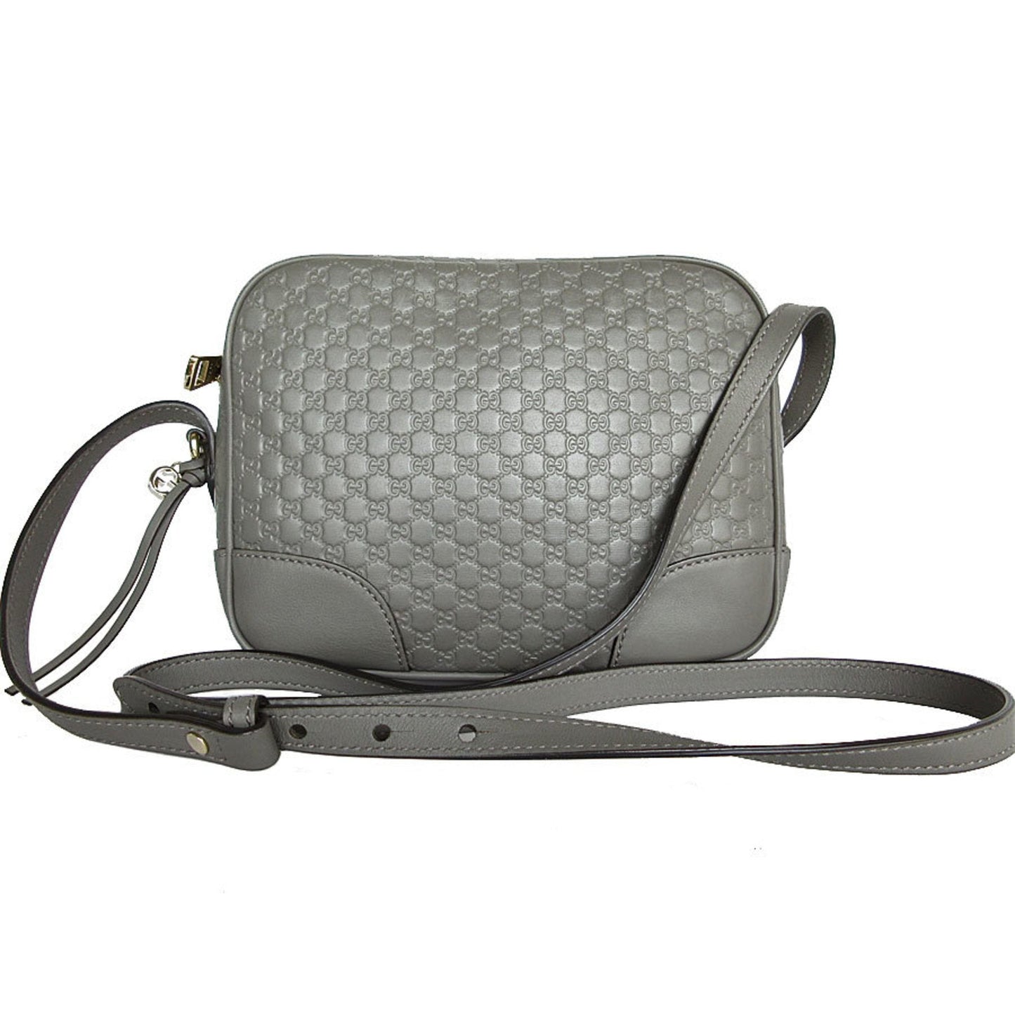 Gucci Gray Leather Shoulder Bag ()