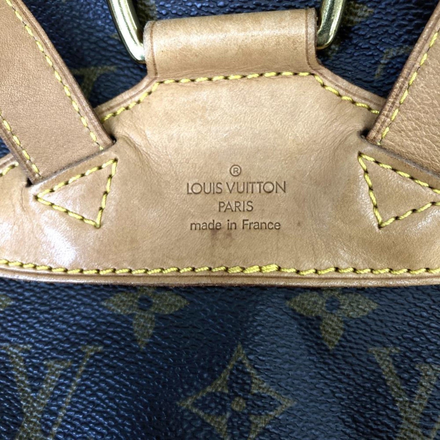 Louis Vuitton Brown Monogram Leather Backpack