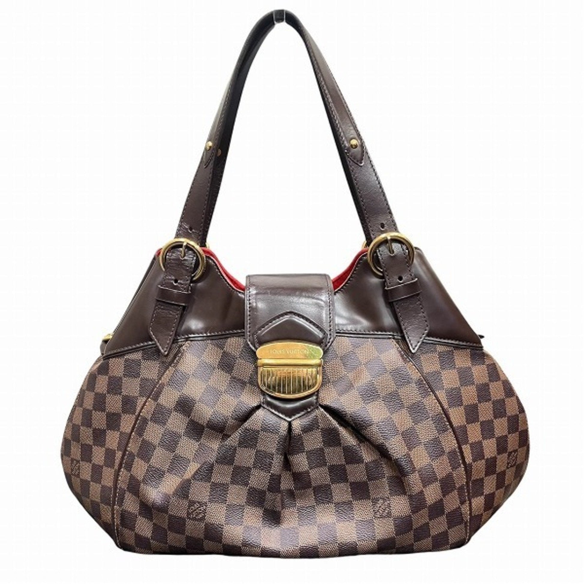 Louis Vuitton Brown Damier Canvas Handbag Shoulder Bag ()