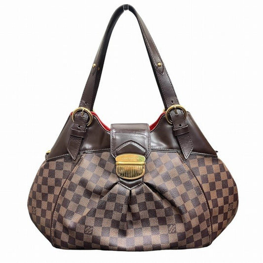 Louis Vuitton Brown Damier Canvas Handbag Shoulder Bag ()
