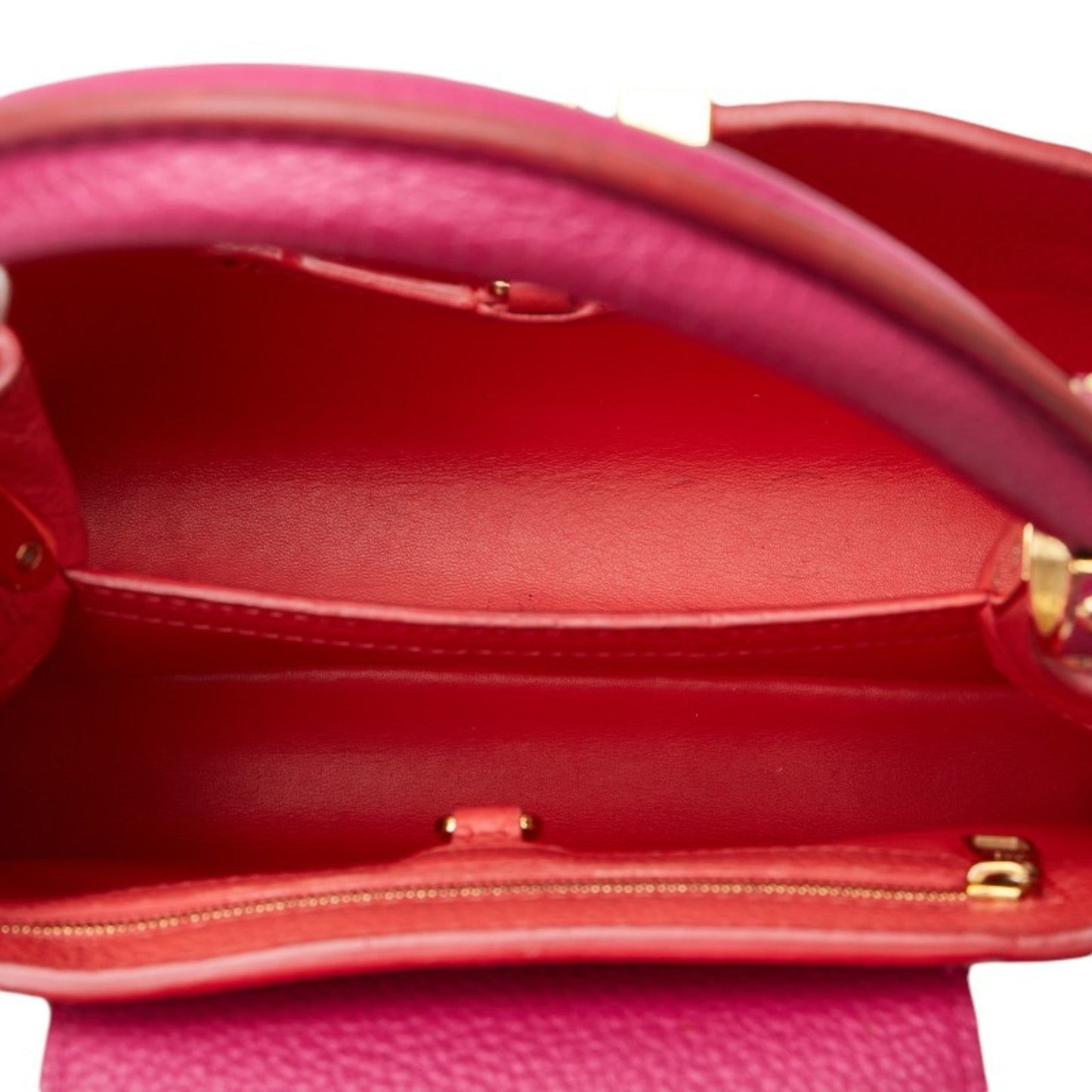 Louis Vuitton Pink Leather Handbag Shoulder Bag