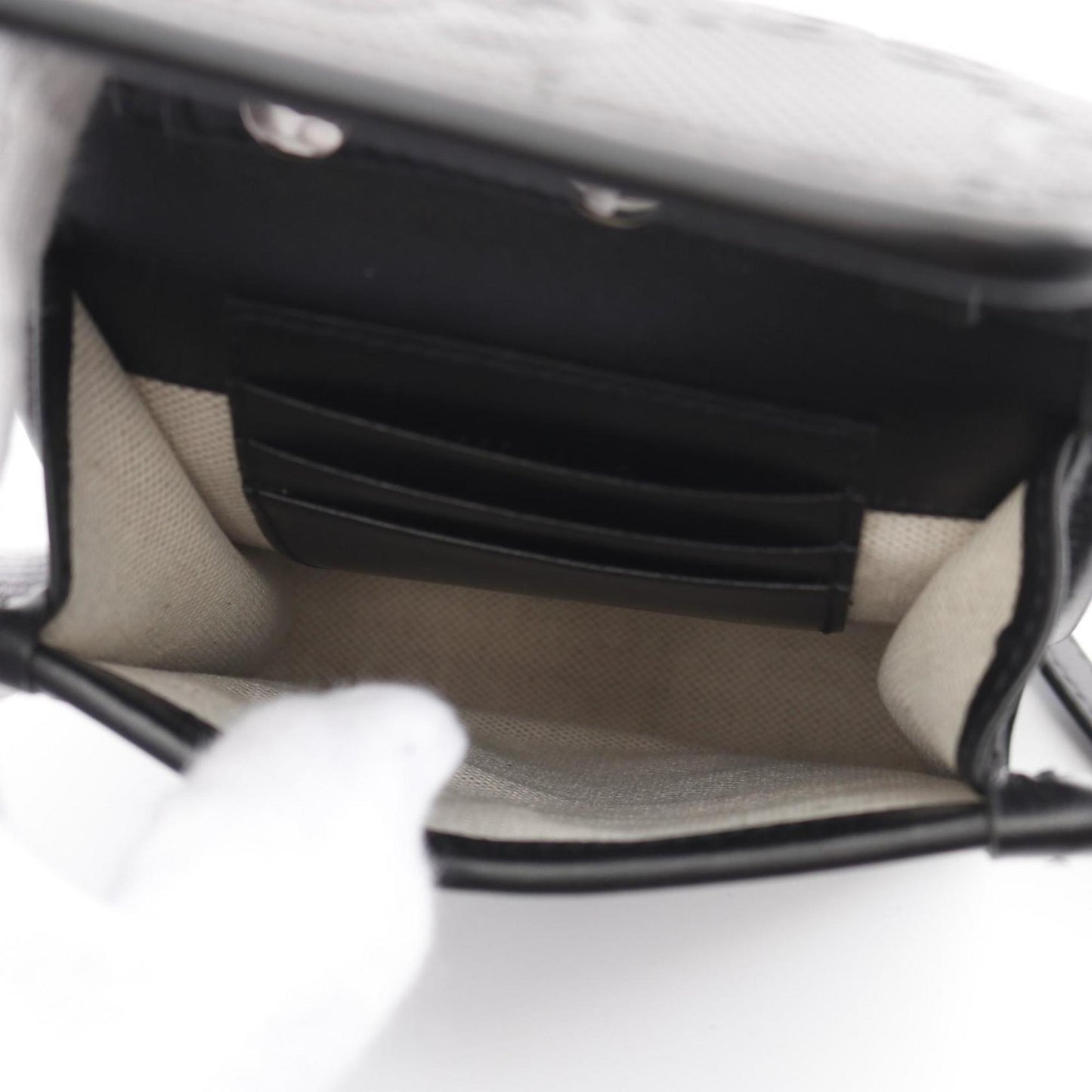 Gucci Black Leather Shoulder Bag