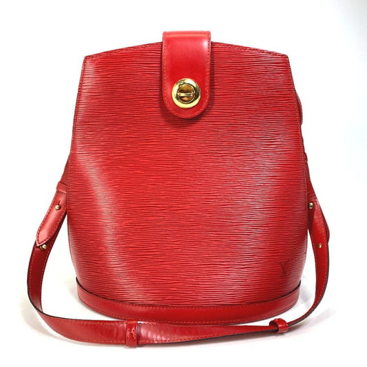 Louis Vuitton Castilian Red Red Color Epi Leather Shoulder Bag ()