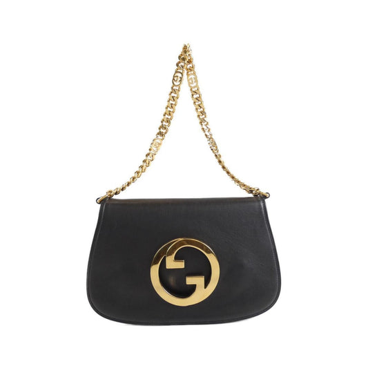 Gucci Black Leather Shoulder Bag