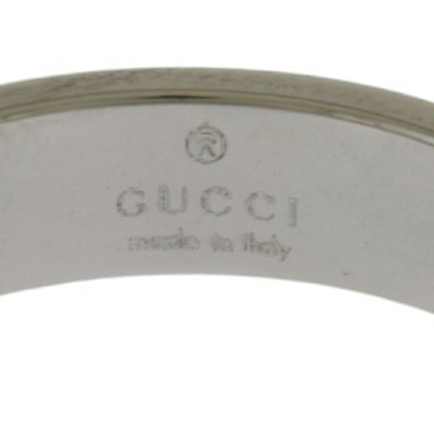 Gucci Silver White Gold (18K) Band Ring