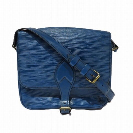 Louis Vuitton Toledo Blue Shoulder Bag ()