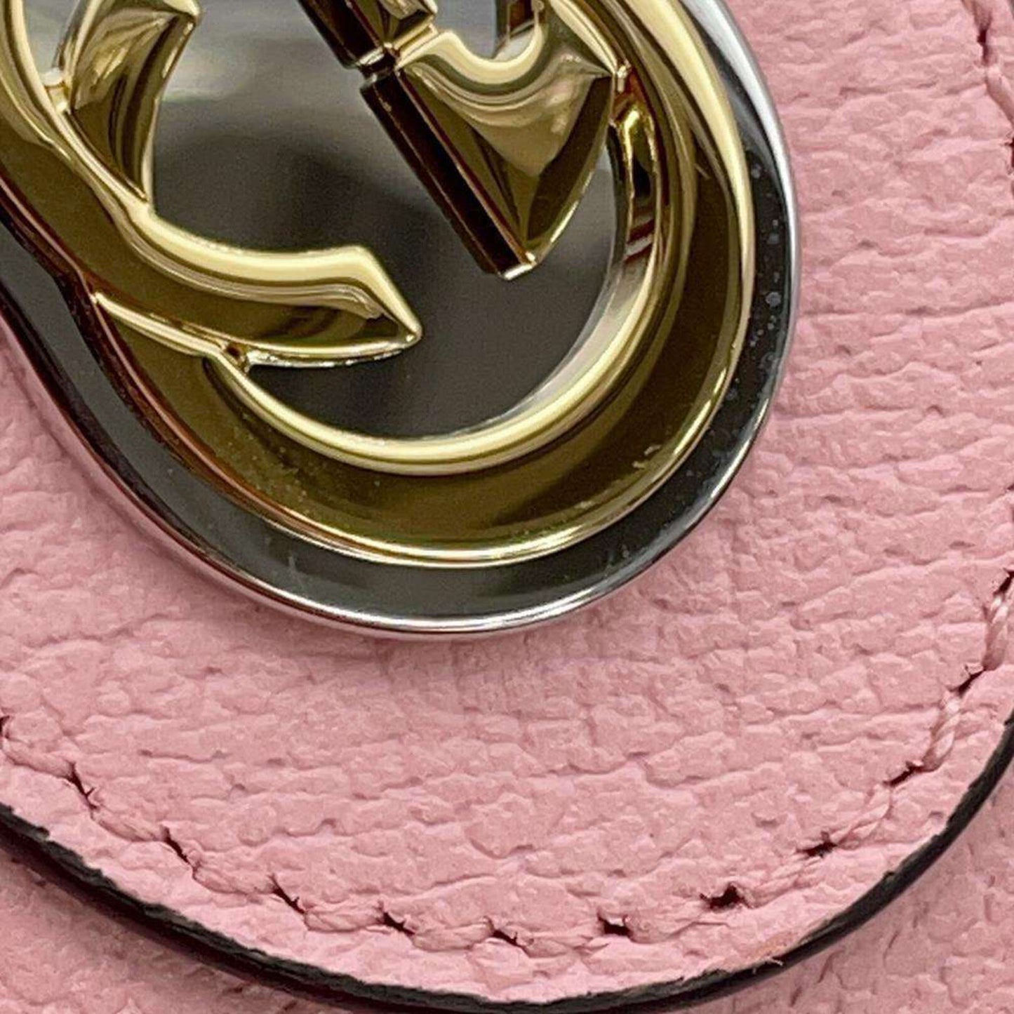 Gucci Pink Leather Handbag Shoulder Bag