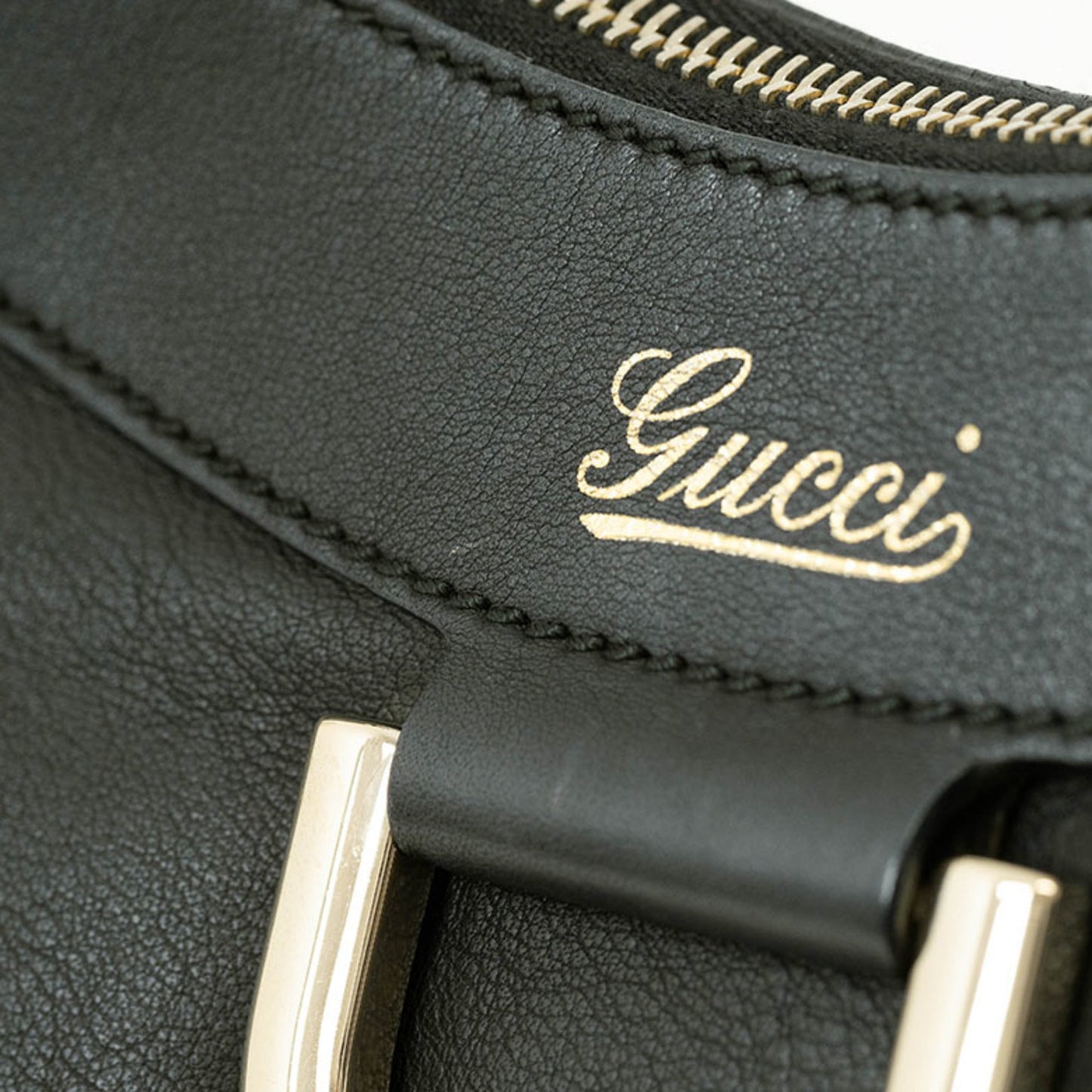 Gucci Abbey Black Leather Shoulder Bag
