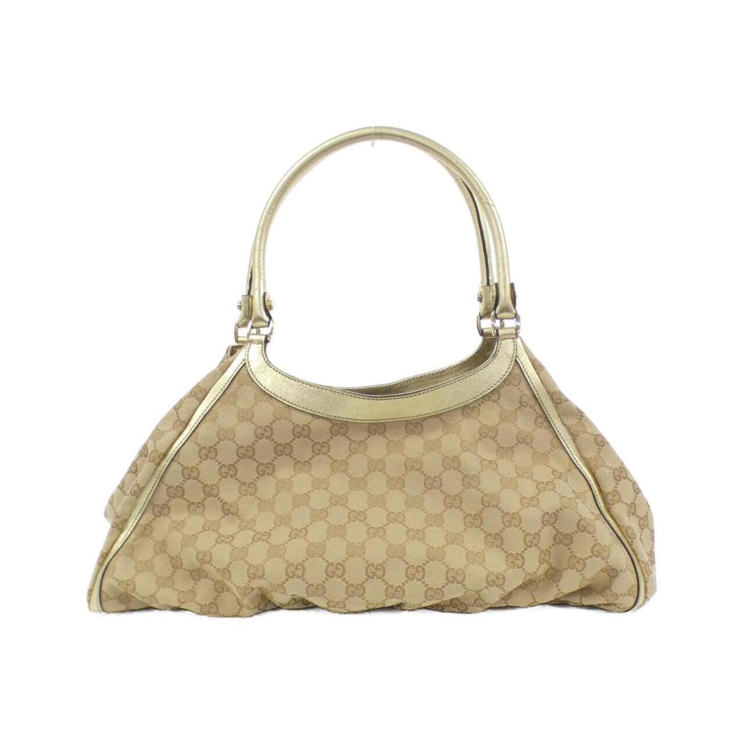 Gucci Beige Gg Canvas Shoulder Bag