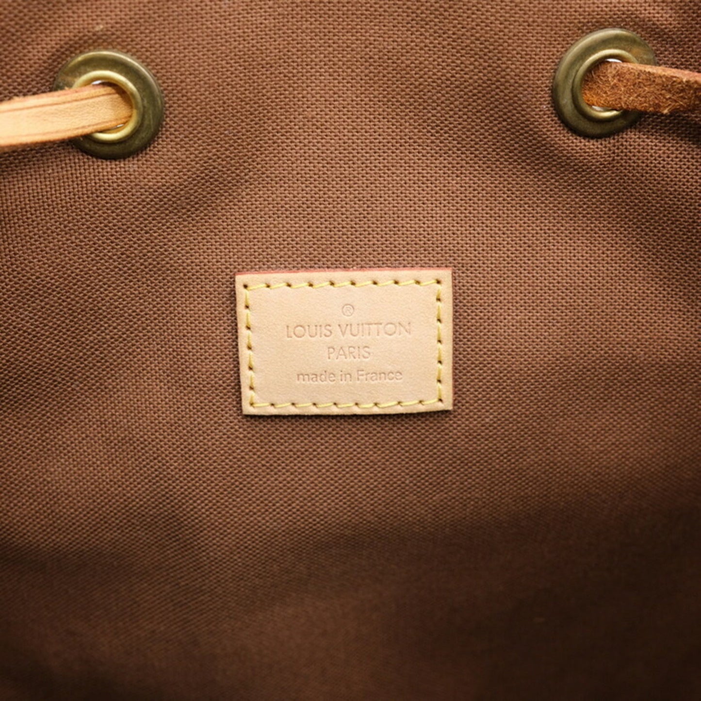 Louis Vuitton Brown Monogram Leather Backpack