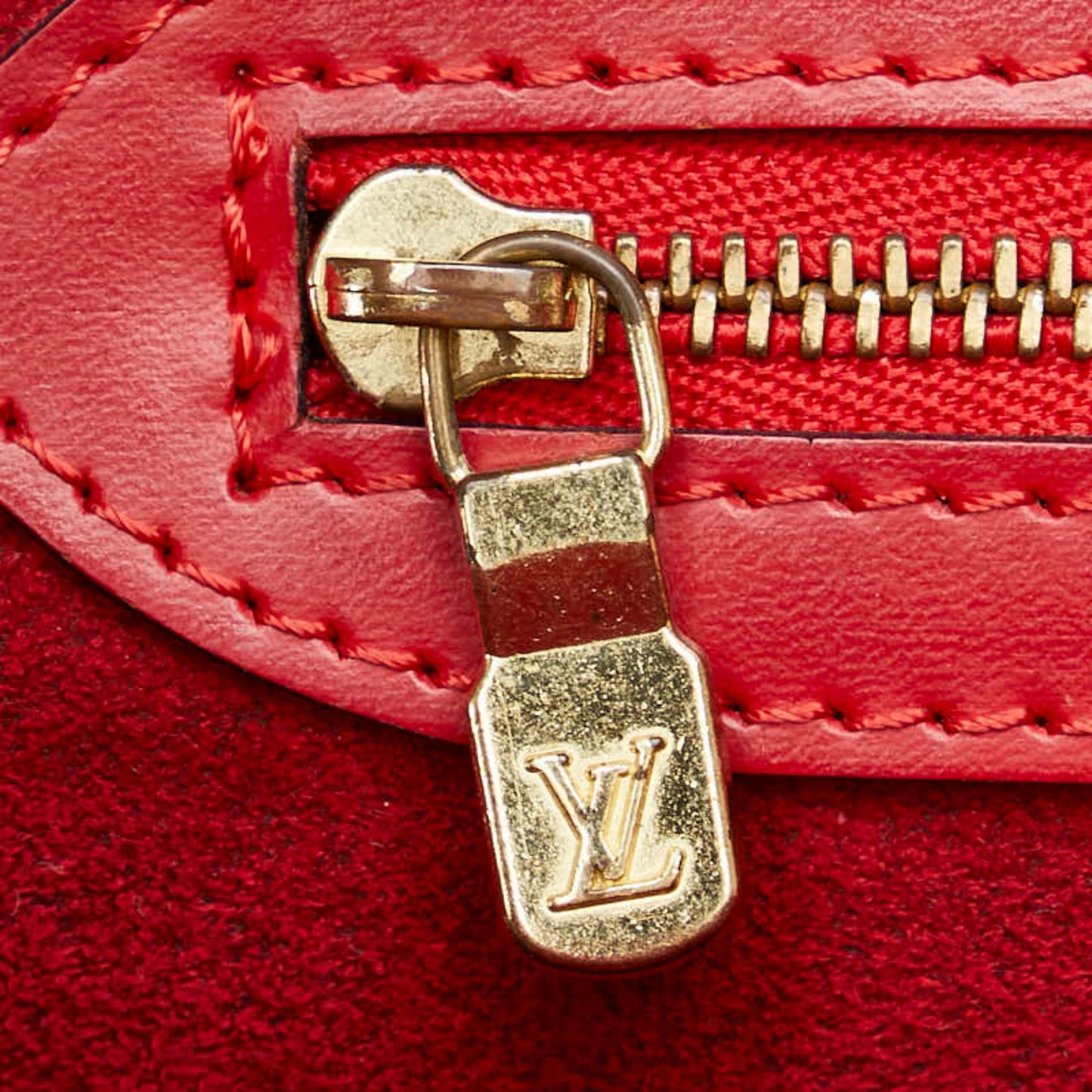 Louis Vuitton Castilian Red Epi Leather Shoulder Bag Tote Bag