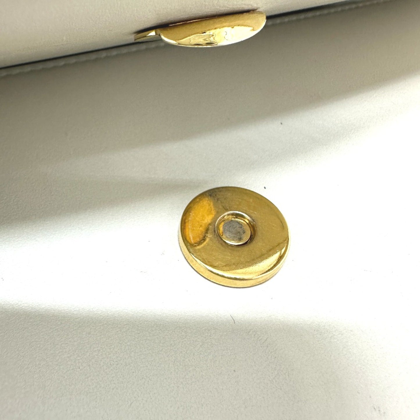Gucci White Leather Shoulder Bag