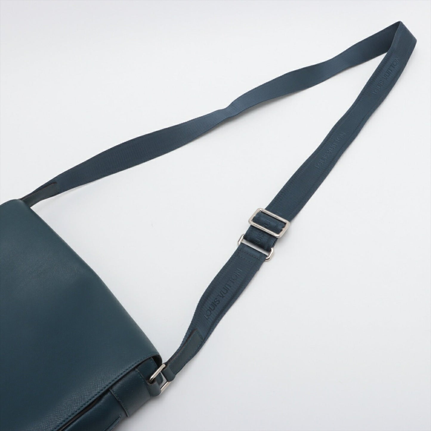Louis Vuitton Navy Blue Leather Shoulder Bag