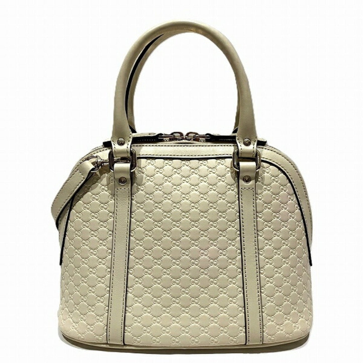 Gucci Ivory Leather Handbag Shoulder Bag