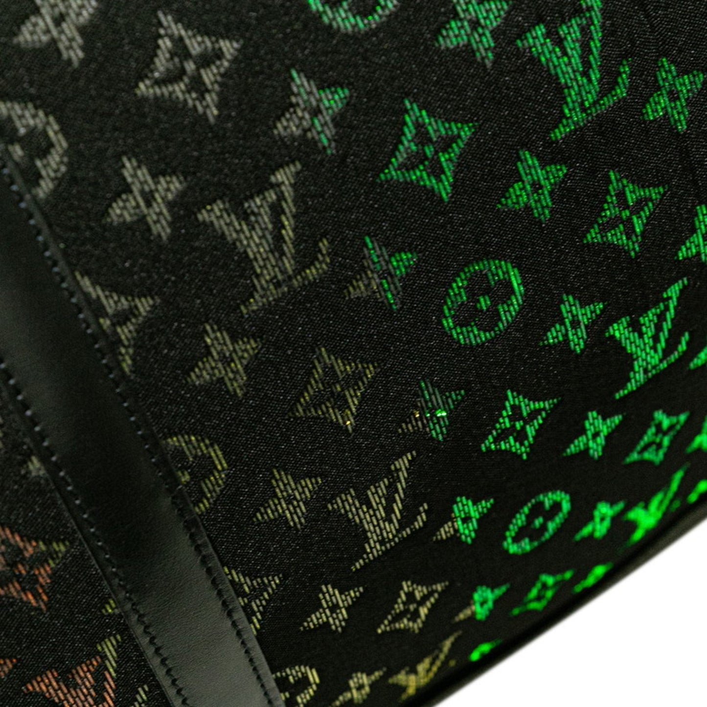 Louis Vuitton Black Canvas Leather Boston Bag Shoulder Bag