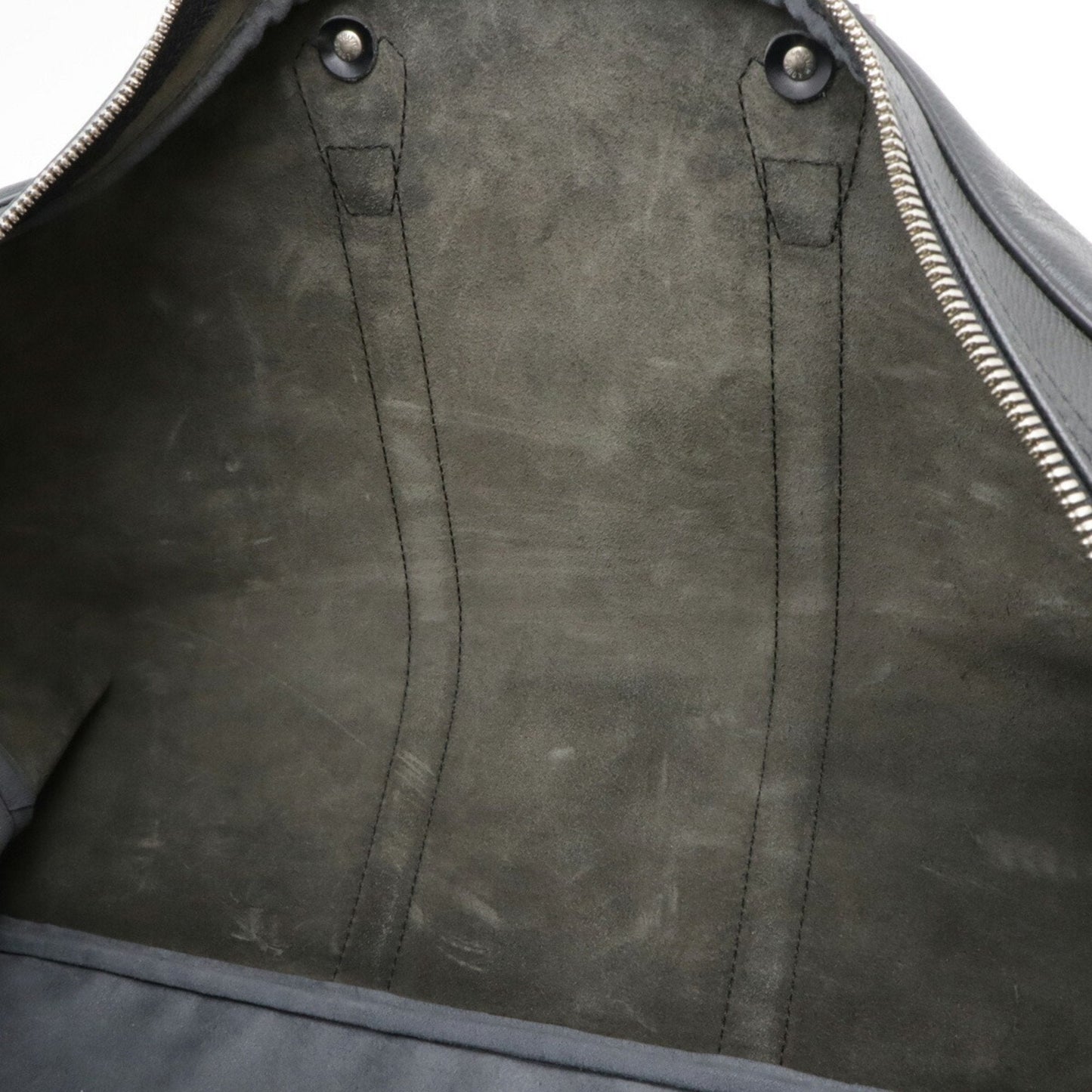 Louis Vuitton Ardoise Black Taiga Leather Boston Bag Shoulder Bag