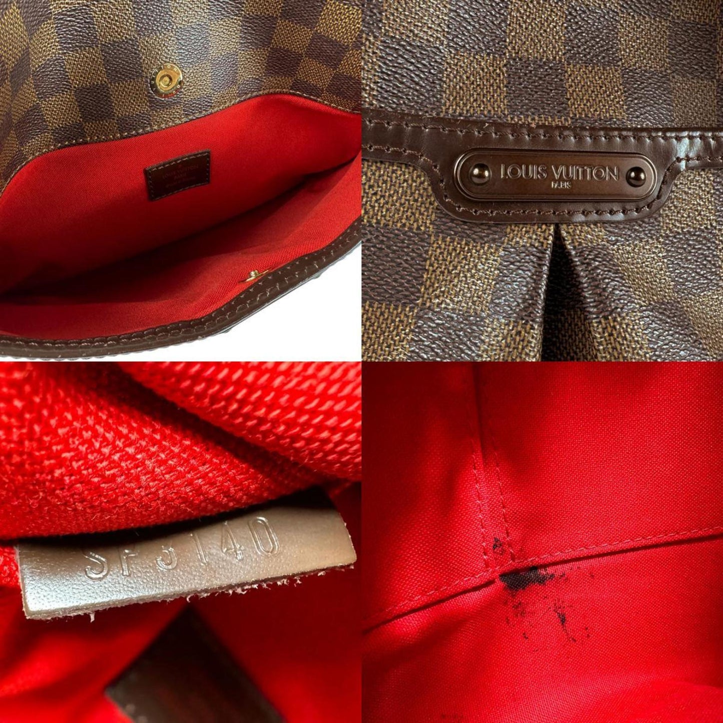 Louis Vuitton Brown Damier Canvas Shoulder Bag