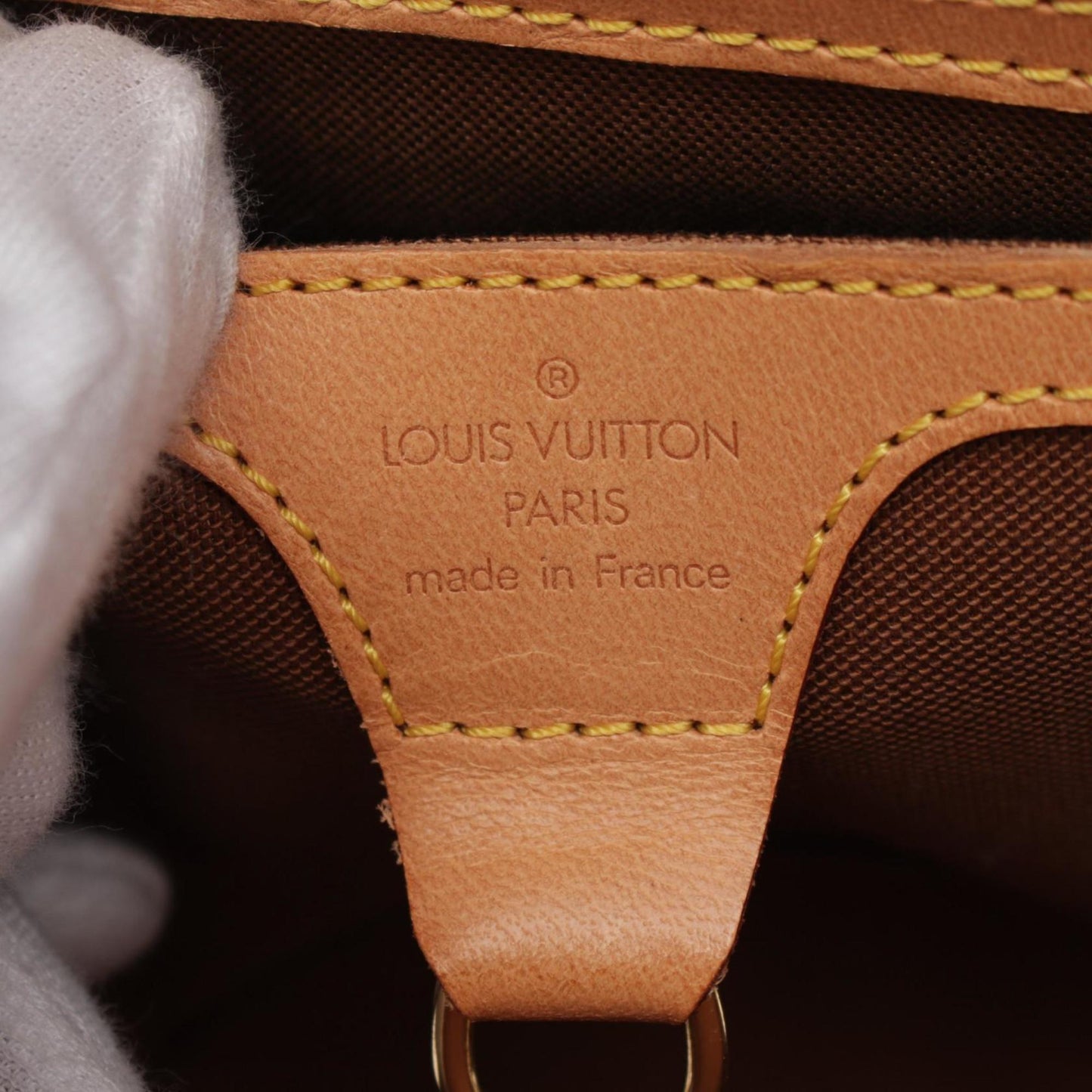 Louis Vuitton Brown Coated Canvas Leather Backpack