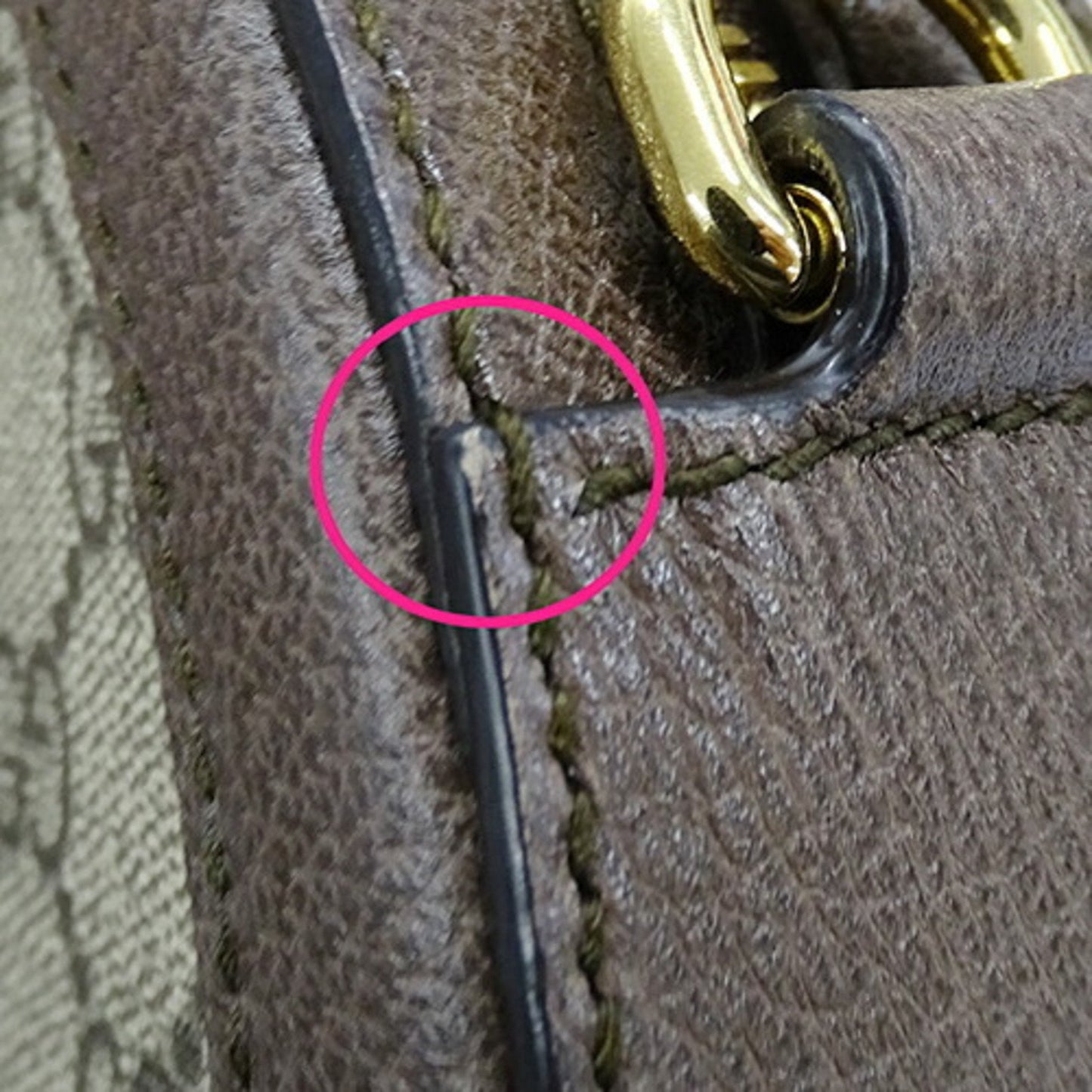 Gucci Brown Gg Supreme Shoulder Bag