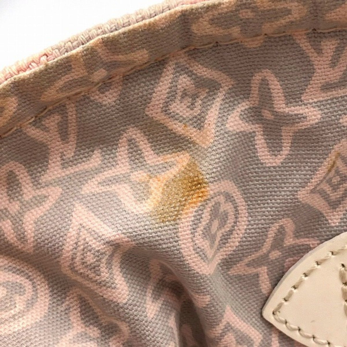Louis Vuitton Rose Canvas Handbag Shoulder Bag