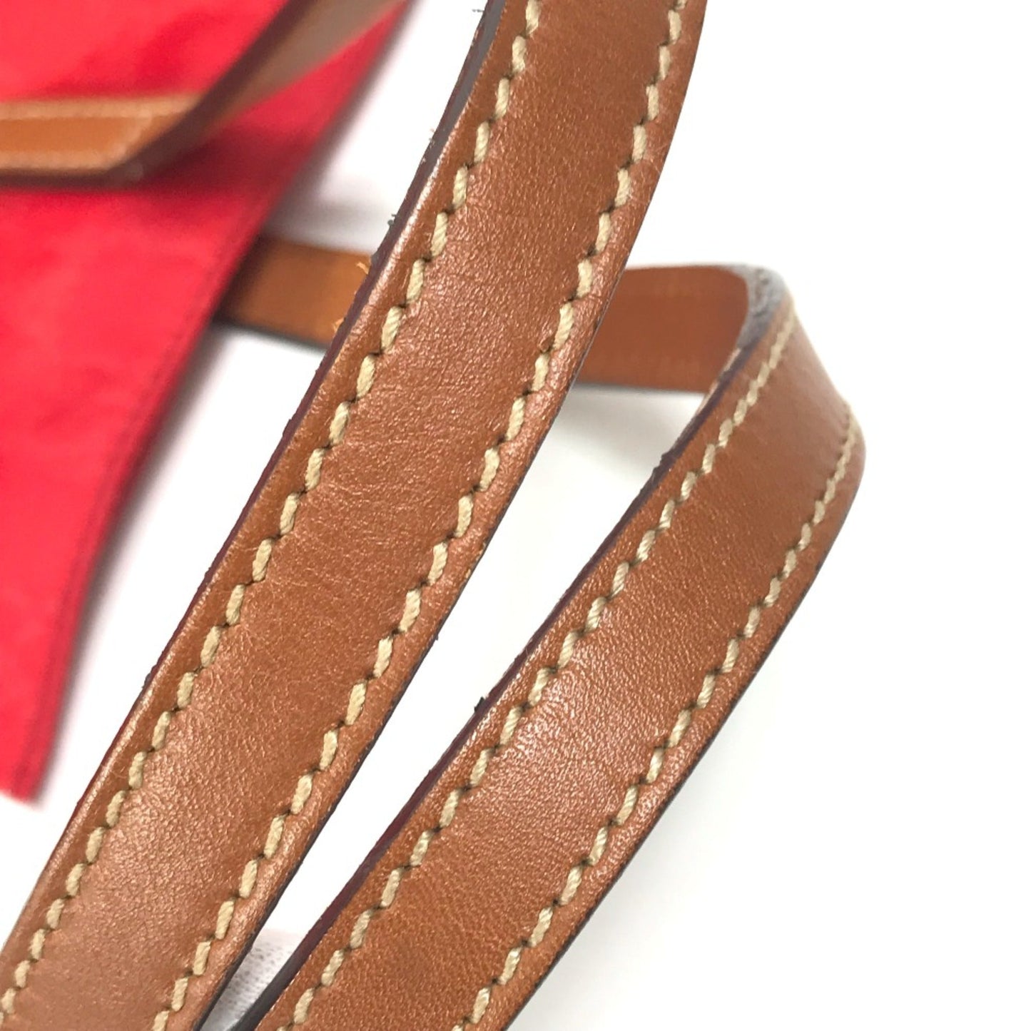 Gucci Red Cloth Tote Bag
