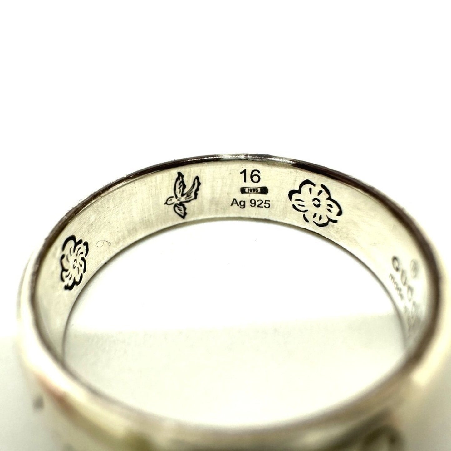 Gucci Silver Silver 925 Band Ring