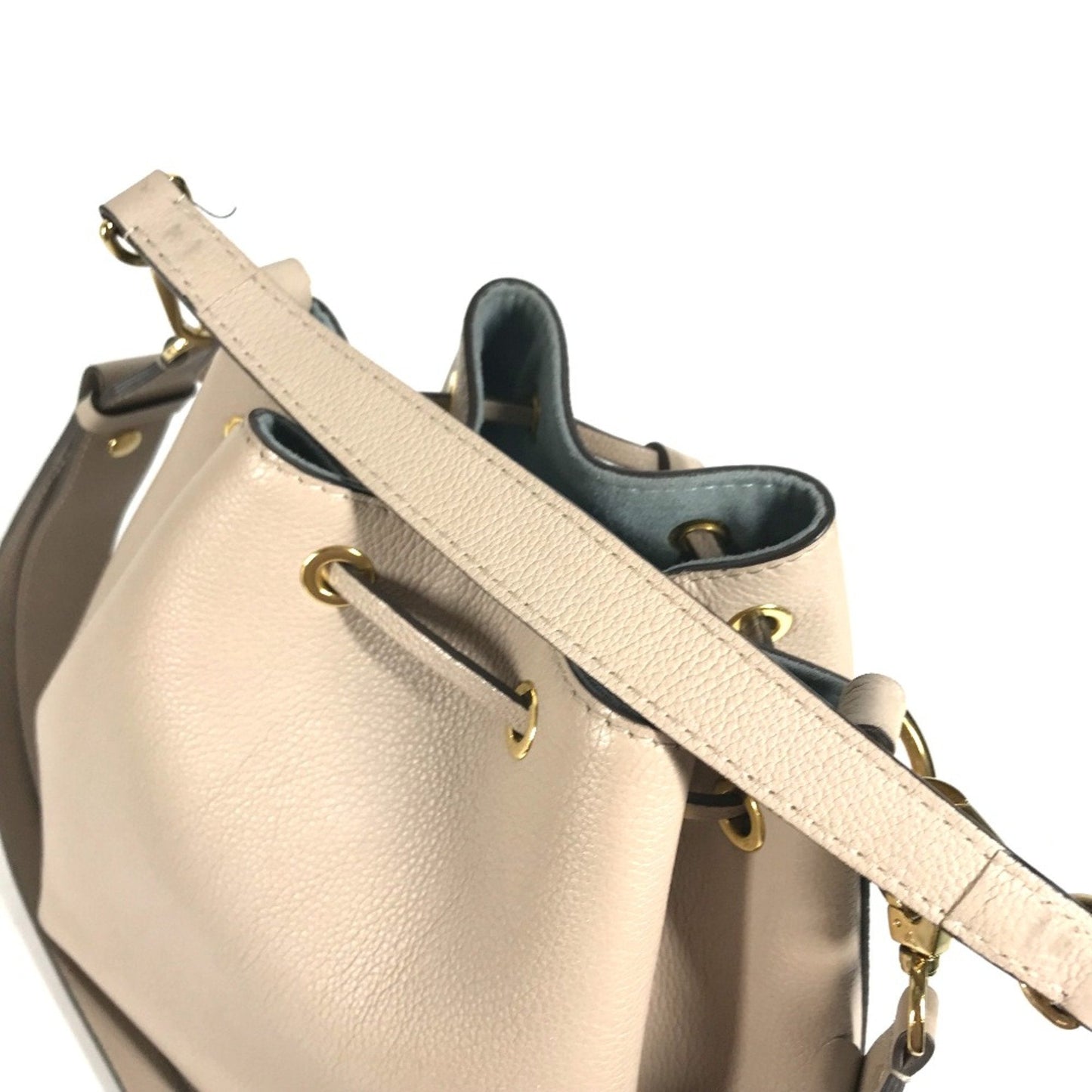 Louis Vuitton Beige Leather Shoulder Bag