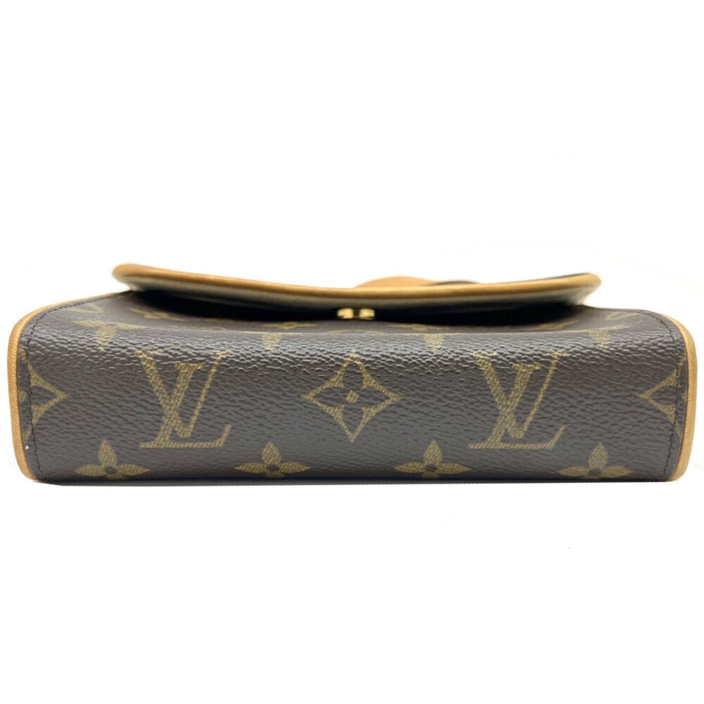 Louis Vuitton Brown Pvc Pochette Pouch Shoulder Bag