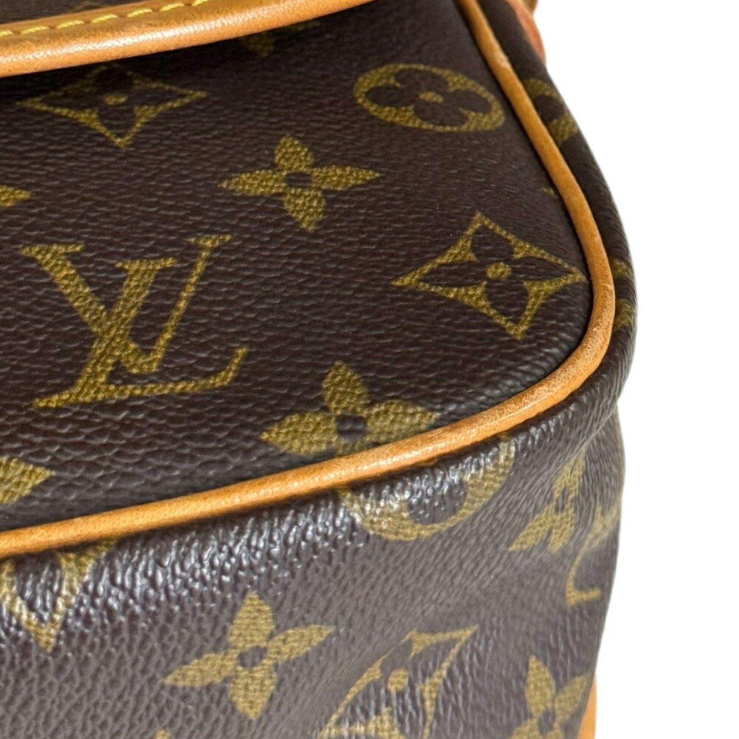 Louis Vuitton Brown Monogram Canvas Shoulder Bag