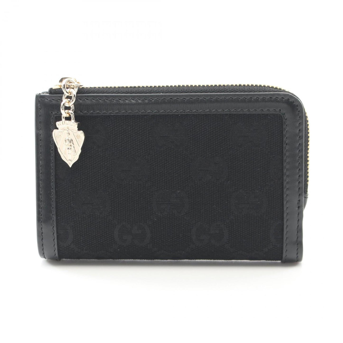 Gucci Black Canvas Leather Wallet (Bi-Fold) ()