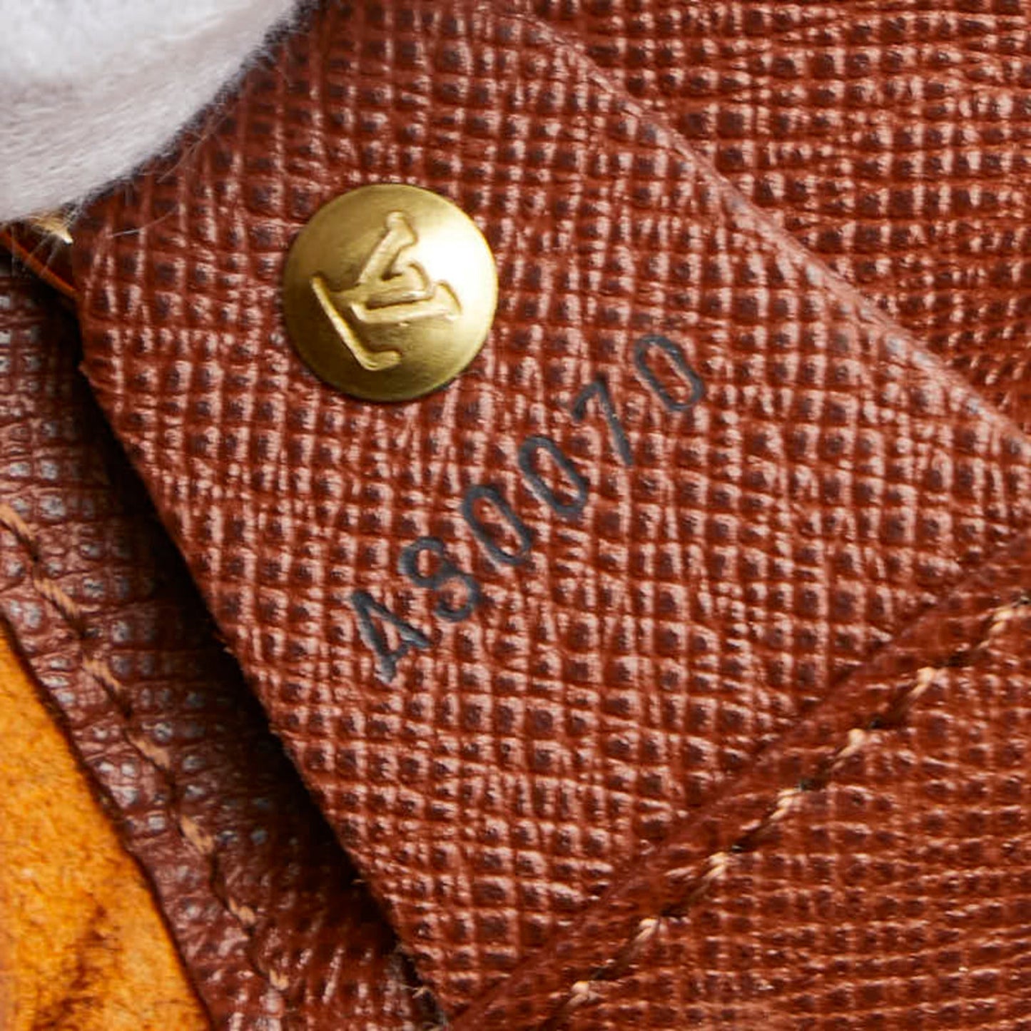 Louis Vuitton Brown Pvc Leather Shoulder Bag