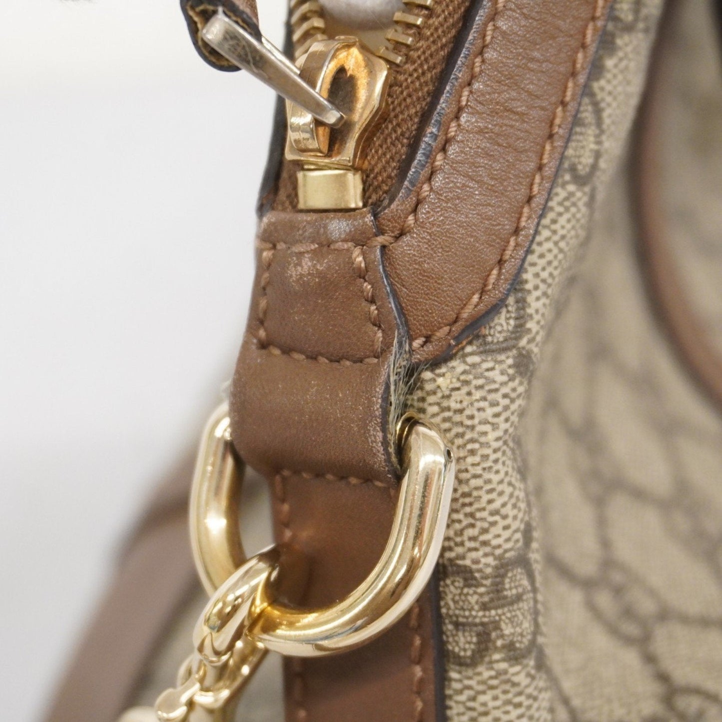 Gucci Brown Pvc Handbag