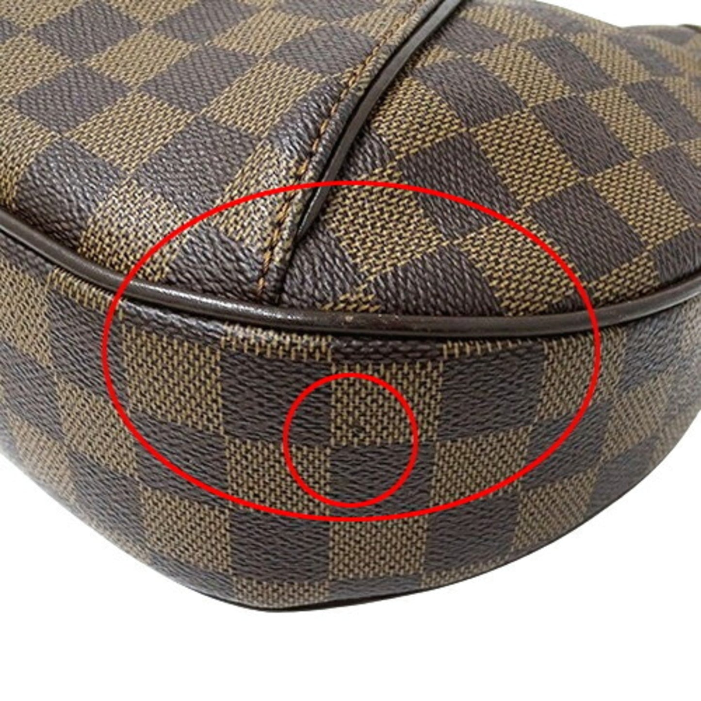 Louis Vuitton Damier Damier Canvas Ebene Damier Canvas Shoulder Bag