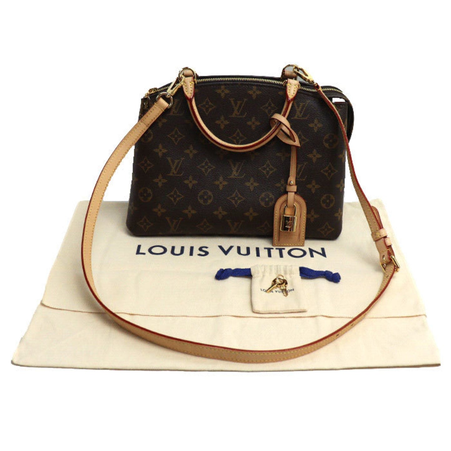 Louis Vuitton Brown Monogram Canvas Shoulder Bag