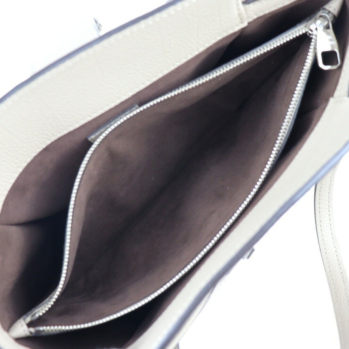 Louis Vuitton Beige Galle Mahina Leather Handbag Shoulder Bag Tote Bag