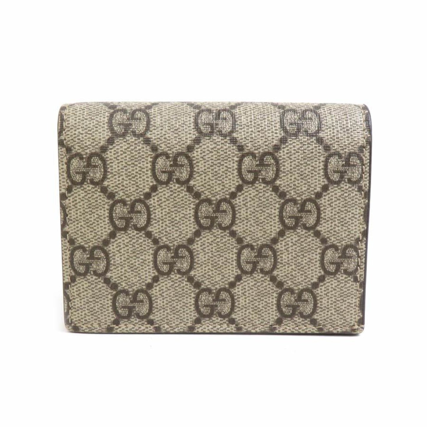 Gucci Beige Brown Gg Supreme Wallet (Bi-Fold) ()
