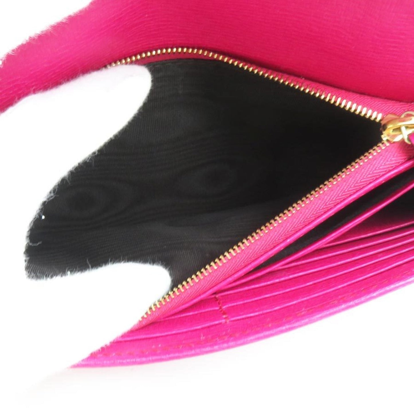 Gucci Pink Leather Chain/Shoulder Wallet