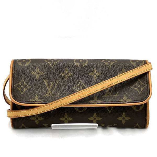 Louis Vuitton Brown Monogram Pochette Shoulder Bag ()