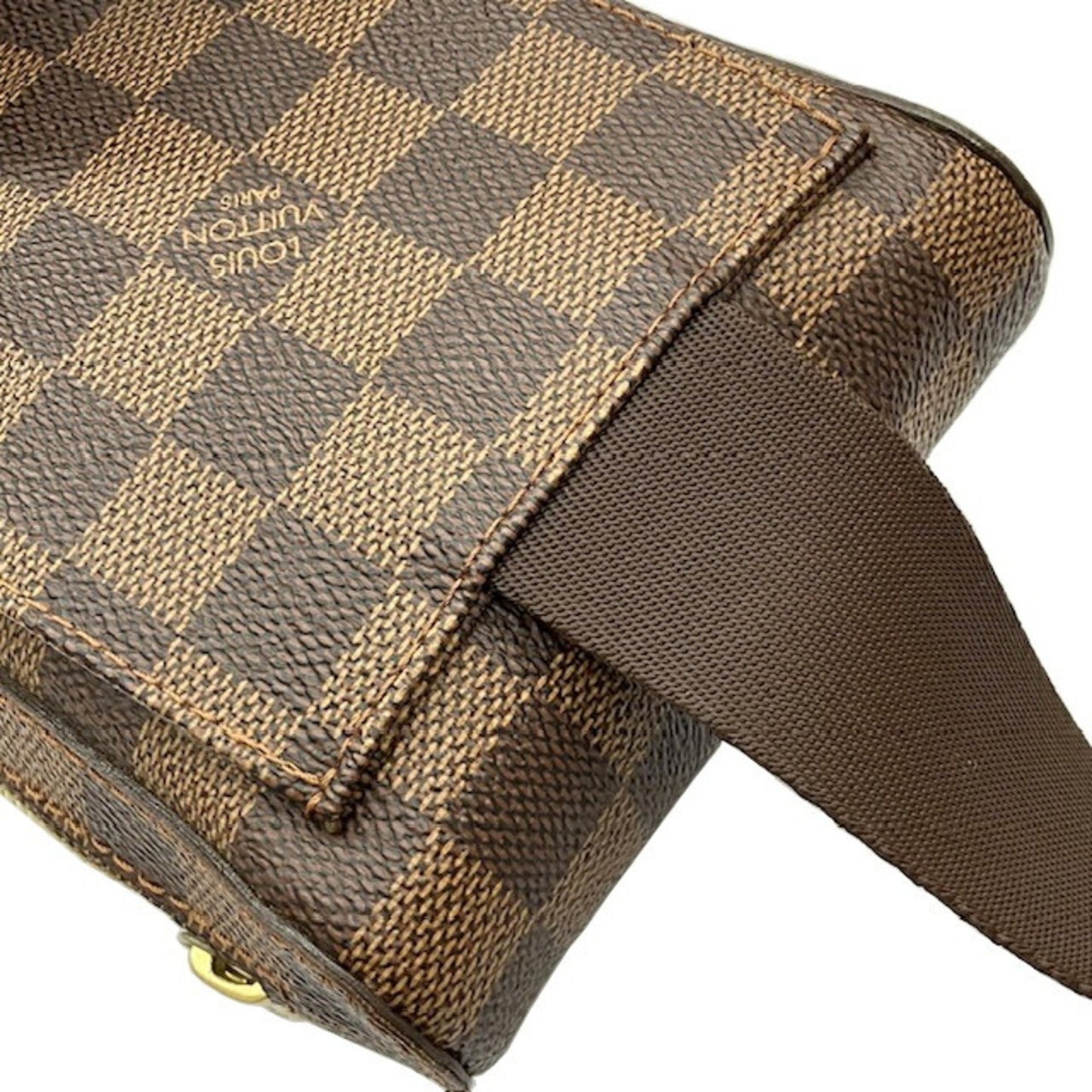 Louis Vuitton Ebene Damier Canvas Shoulder Bag Sling Bag