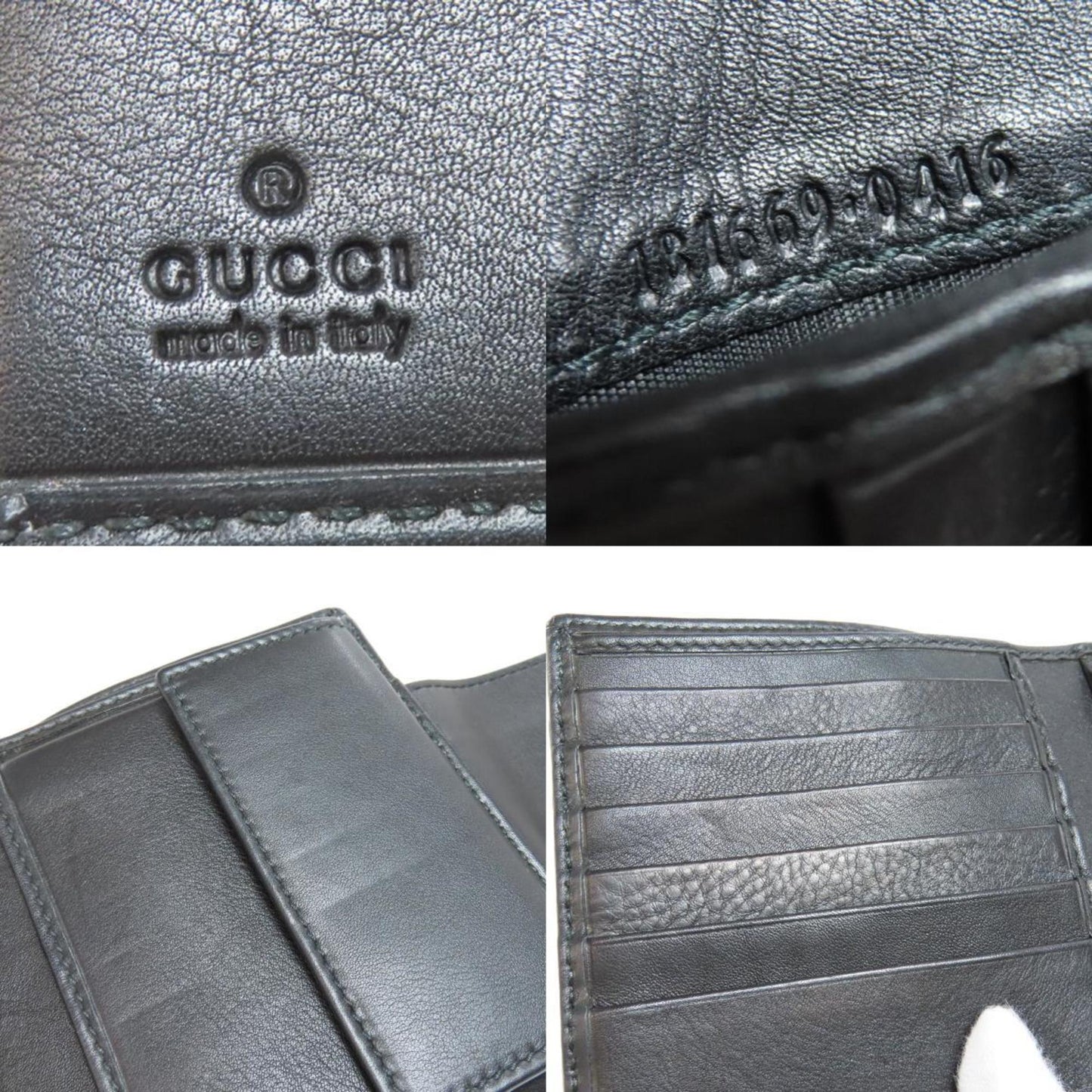 Gucci Brown Canvas Wallet (Bi-Fold)