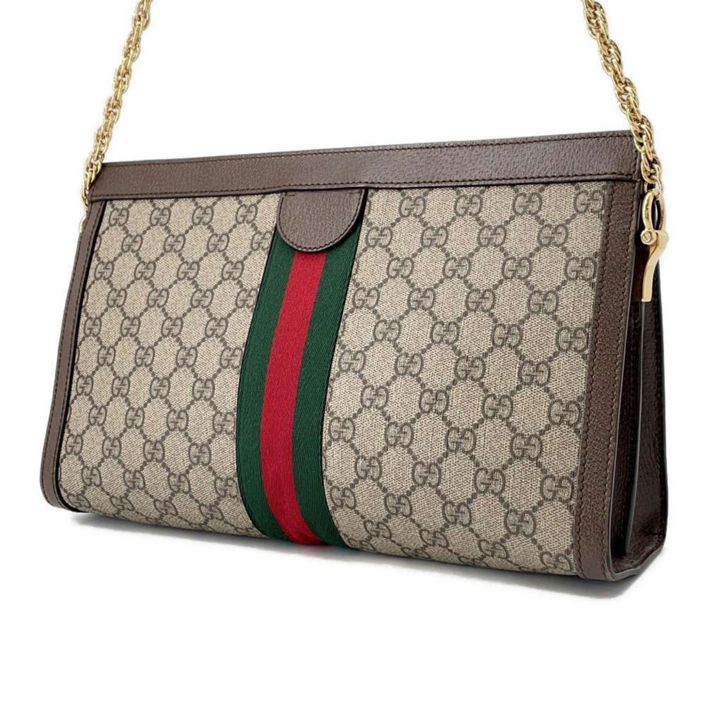 Gucci Brown Pvc Leather Shoulder Bag