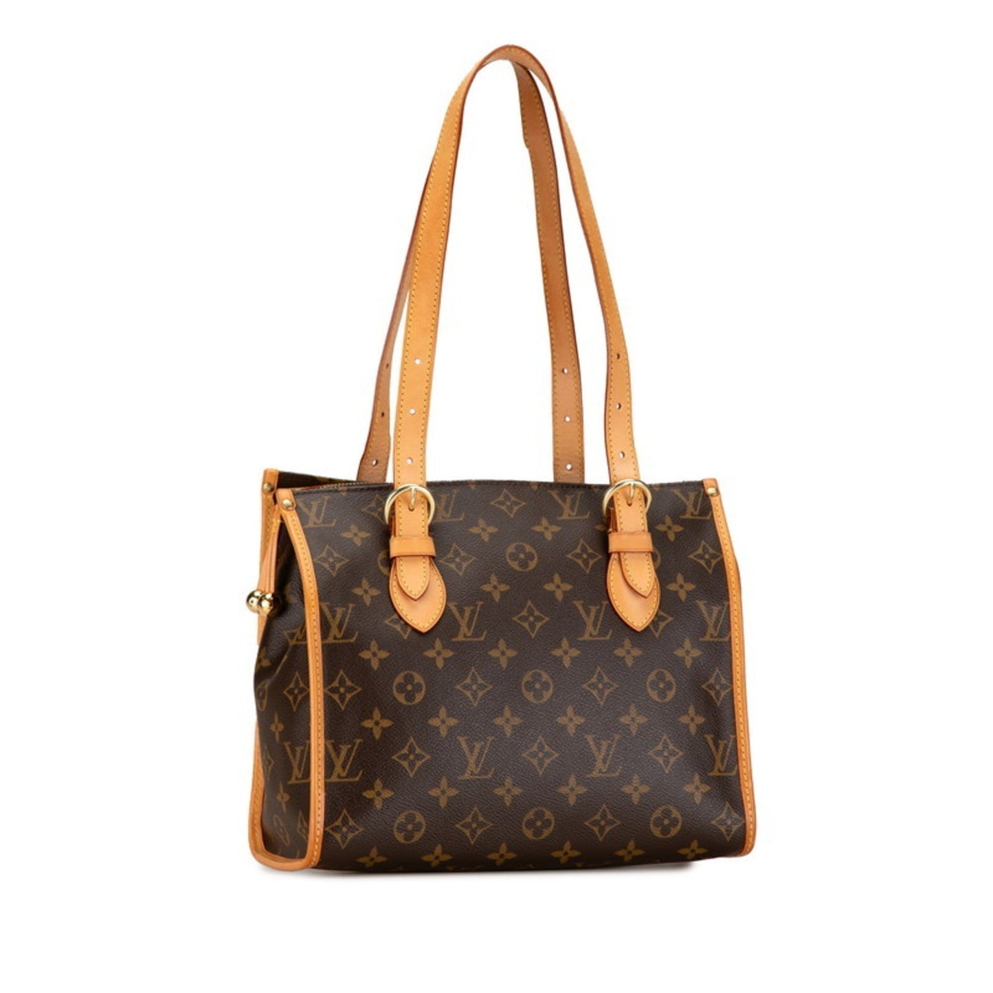 Louis Vuitton 2006 Fall Winter Collection Brown Pvc Leather Shoulder Bag Tote Bag