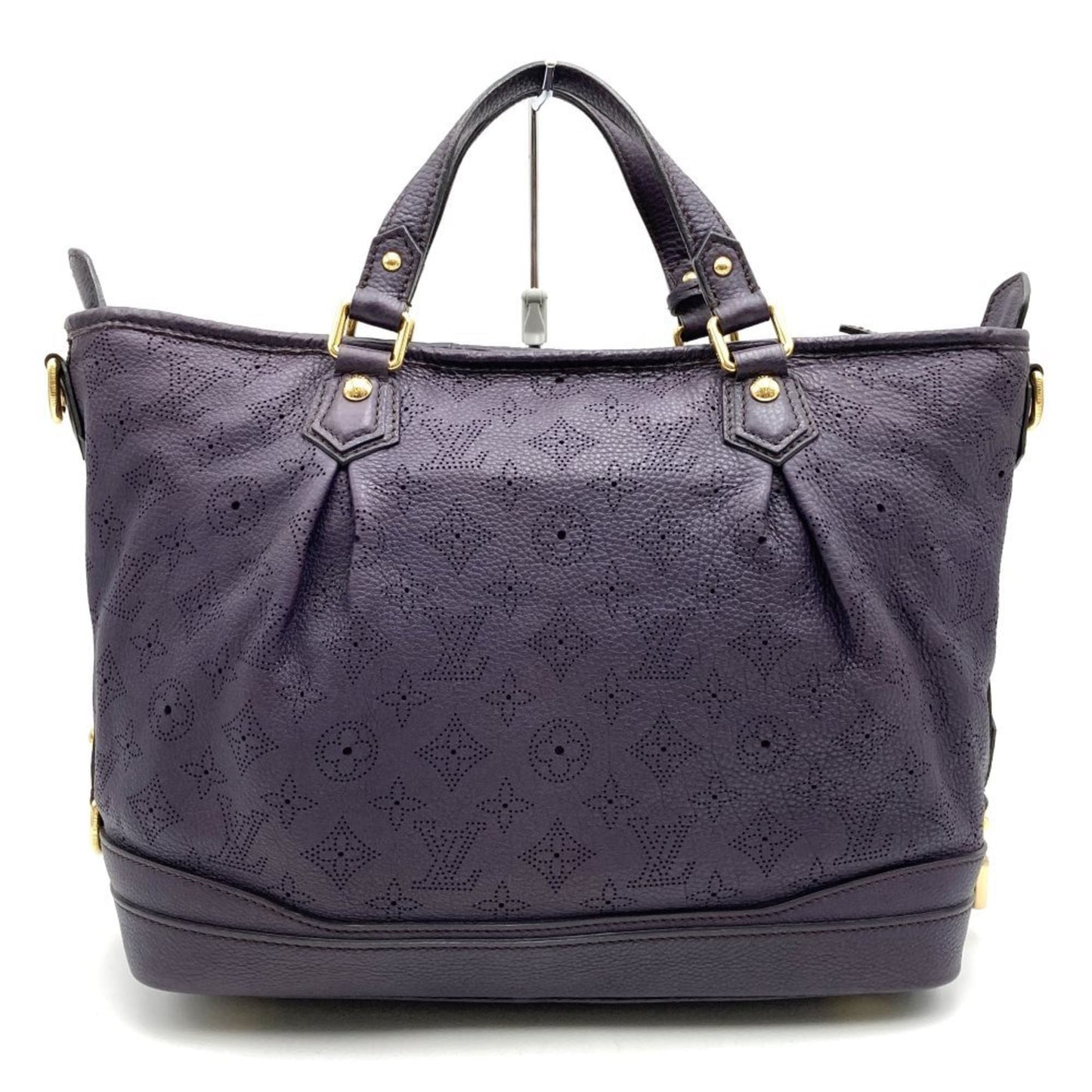 Louis Vuitton Purple Mahina Leather Handbag Shoulder Bag