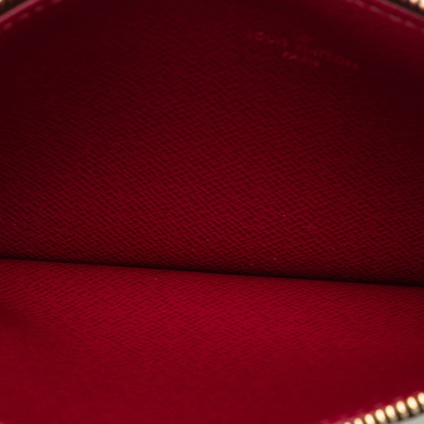 Louis Vuitton Brown Fuchsia Pvc Leather Pouch Shoulder Bag