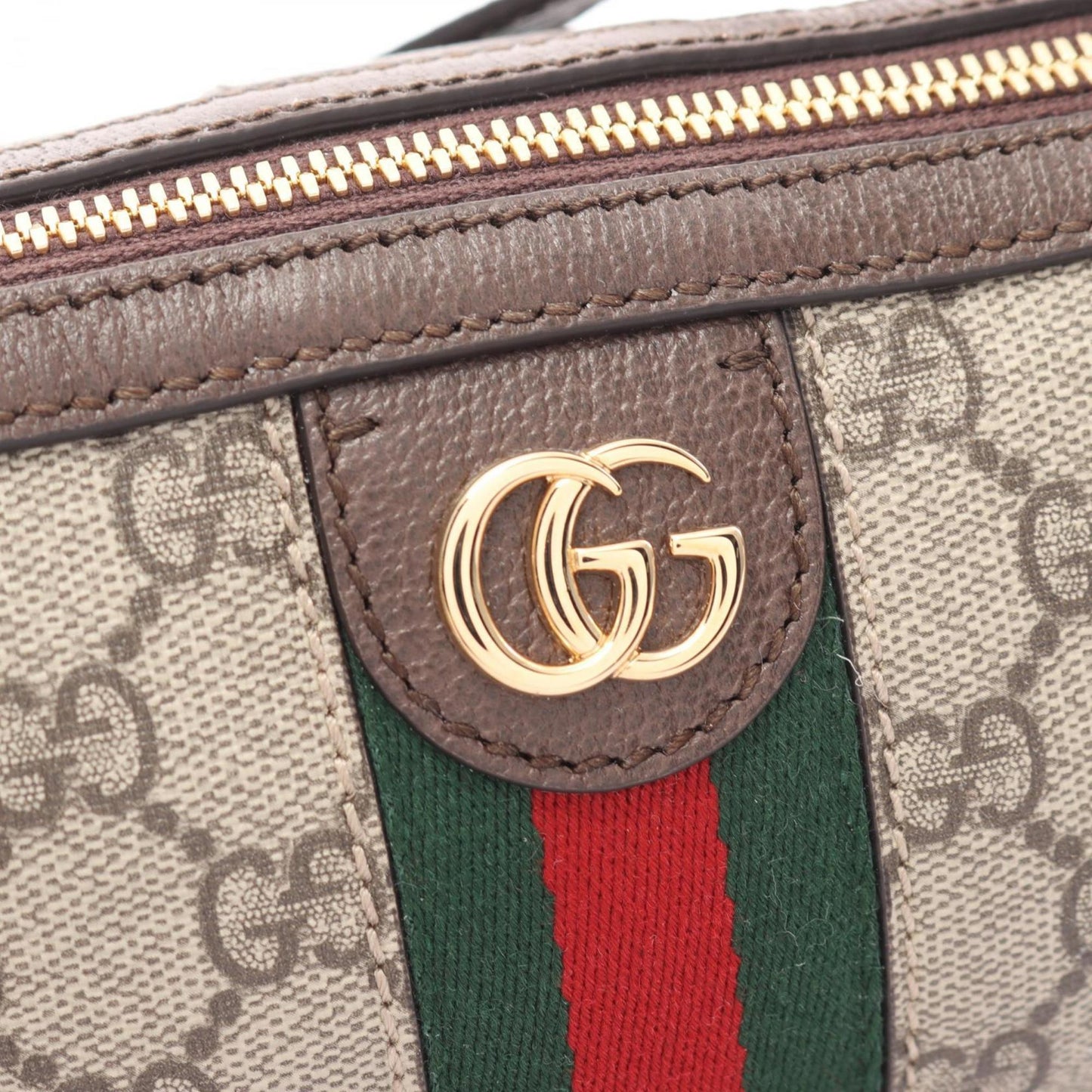 Gucci Beige Brown Multi-Color Gg Supreme Shoulder Bag